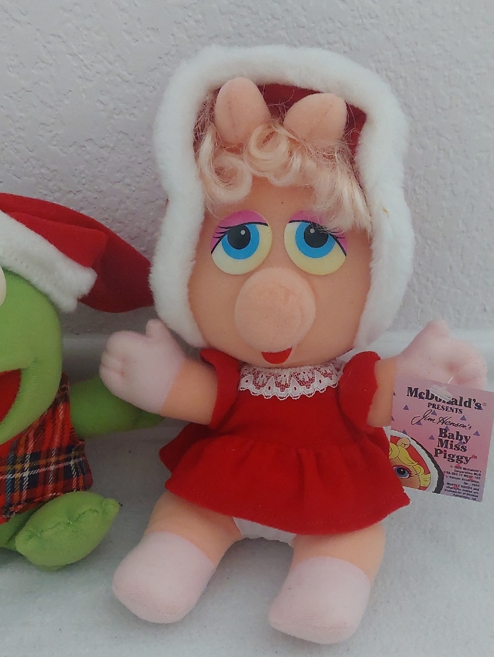 1988 Vintage Plush Muppet Babies, MISS PIGGY, FOZZIE, and KERMIT NWT - Picture 12 of 12